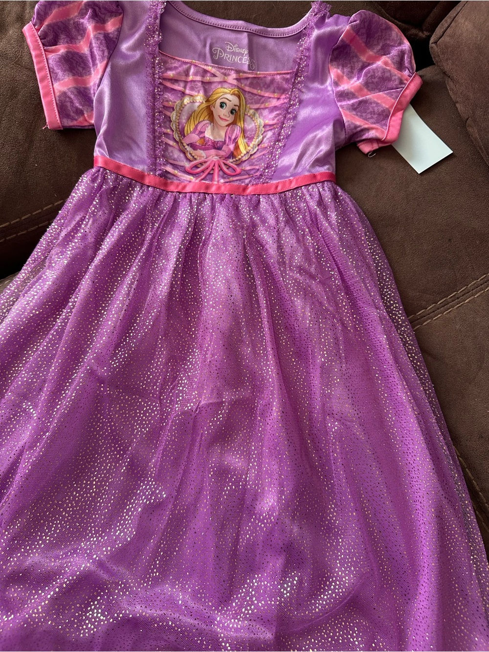 Disney Rapunzel Purple and Pink Glitter Dress-Up